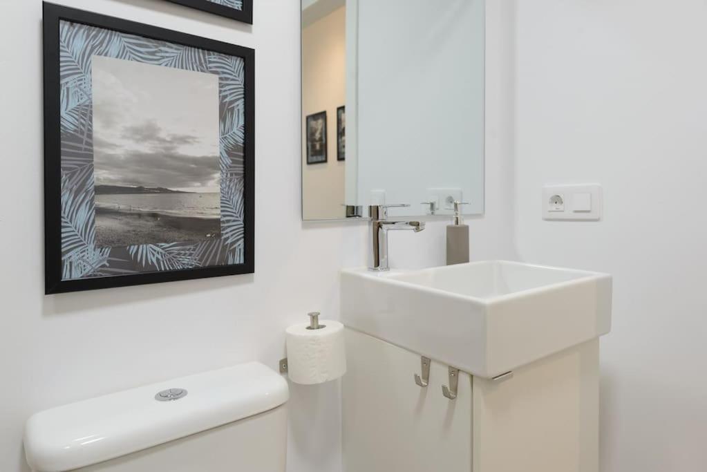 Estudio En Playa De Las Canteras ลาสปัลมาส เด กรานคานาเรีย ภายนอก รูปภาพ